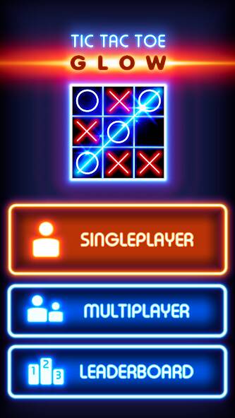 Download Tic Tac Toe Glow [MOD Unlimited money] for Android