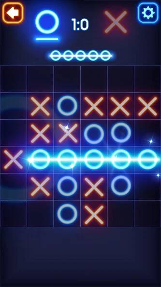 Download Tic Tac Toe Glow [MOD Unlimited money] for Android