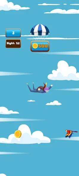 Download The Parachute [MOD Unlimited coins] for Android