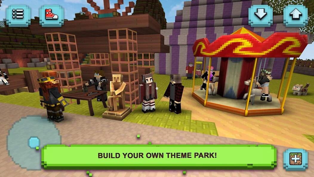 Download Theme Park Craft: Build & Ride [MOD money] for Android