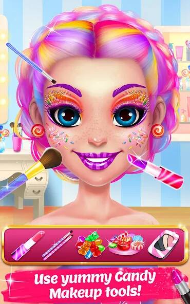 Download Candy Makeup Beauty Game [MOD Unlimited money] for Android