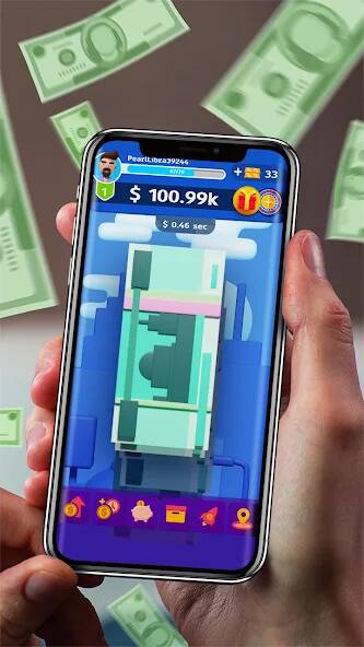 Download Money cash clicker [MOD Unlimited money] for Android