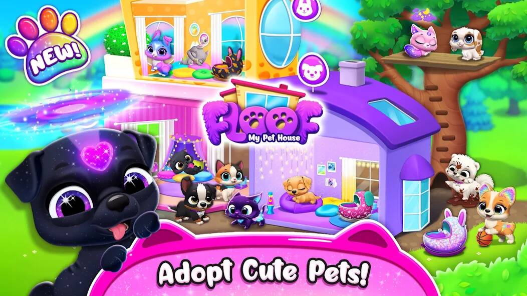 Download Floof - My Pet House [MOD Unlimited money] for Android