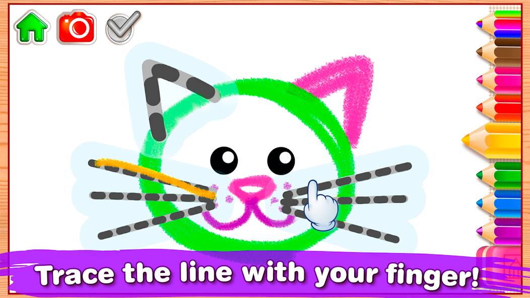Download Bini Drawing for kids games [MOD Unlimited money] for Android