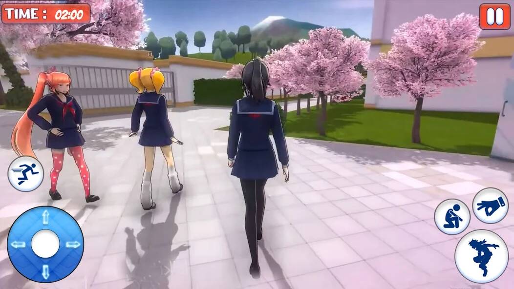 Download Sakura Anime Girl Fun Life 3D [MOD money] for Android