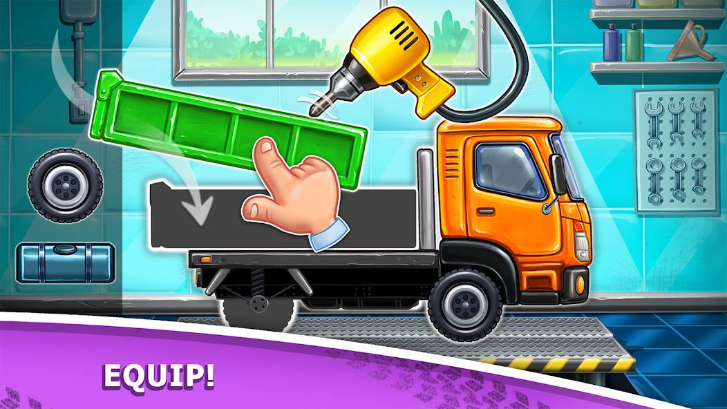 Download Truck games - build a house [MOD money] for Android