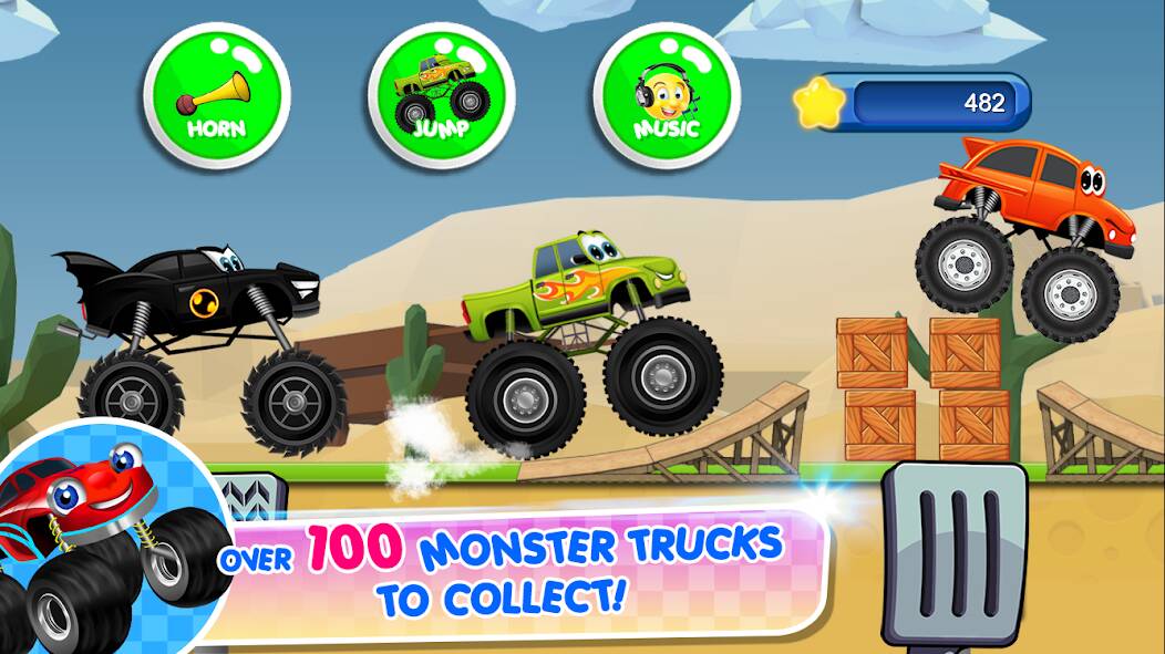 Download Monster Trucks Game for Kids 2 [MOD coins] for Android