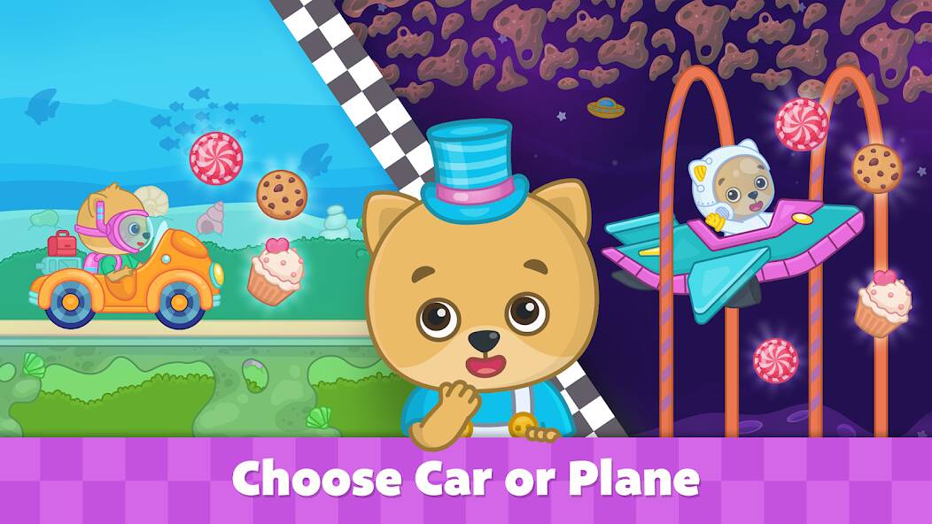 Download Bimi Boo Car Games for Kids [MOD Unlimited money] for Android