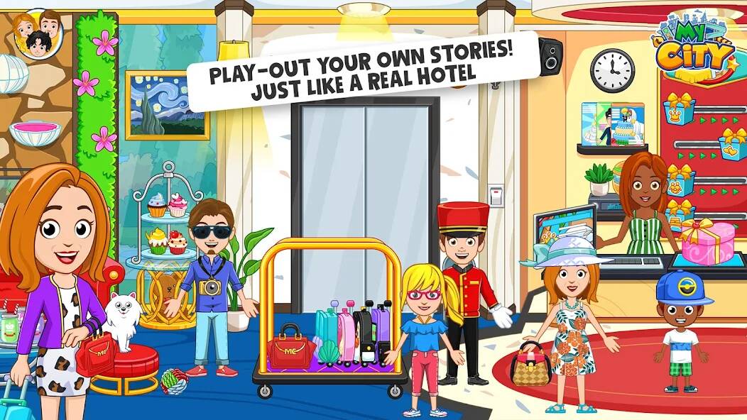 Download My City : Hotel [MOD Unlimited coins] for Android