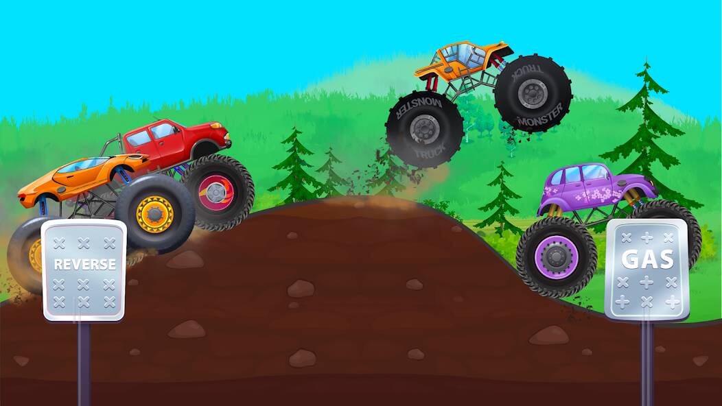 Download Monster Trucks Racing for Kids [MOD coins] for Android