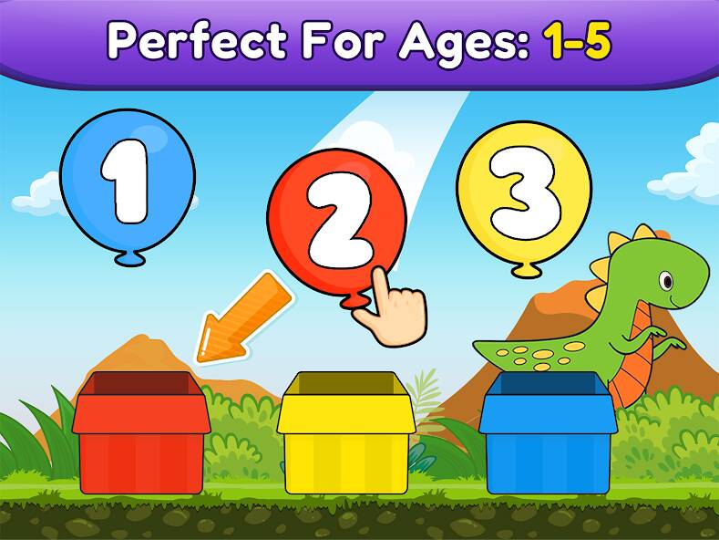 Download Balloon Pop Kids Learning Game [MOD coins] for Android