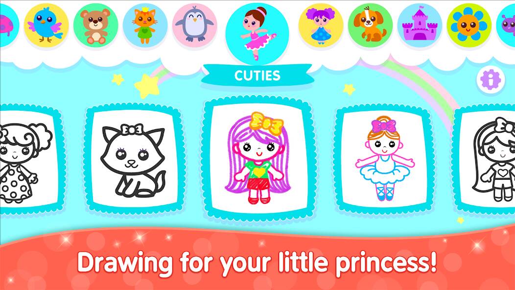 Download Bini Game Drawing for kids app [MOD money] for Android