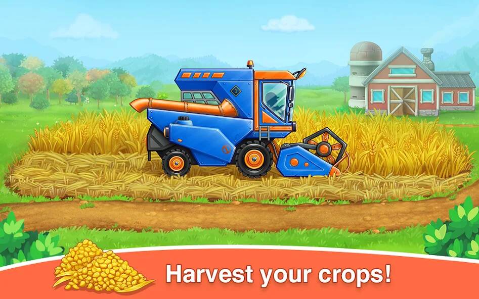 Download Farm land & Harvest Kids Games [MOD money] for Android