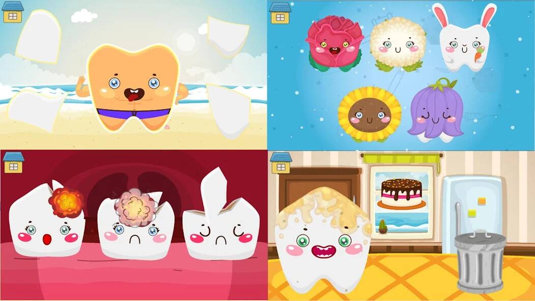 Download Funny Teeth kids dentist care! [MOD Unlimited money] for Android