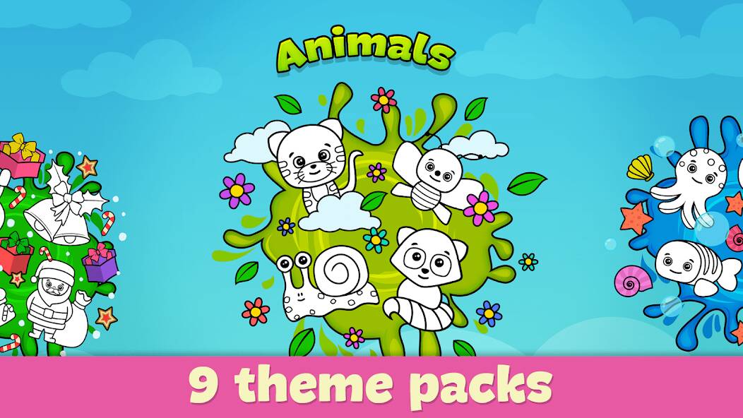 Download Coloring book - games for kids [MOD Unlimited coins] for Android