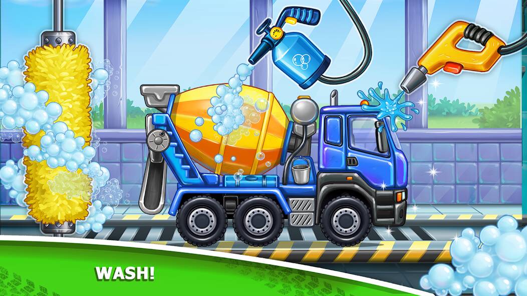 Download Kids truck games Build a house [MOD Unlimited coins] for Android