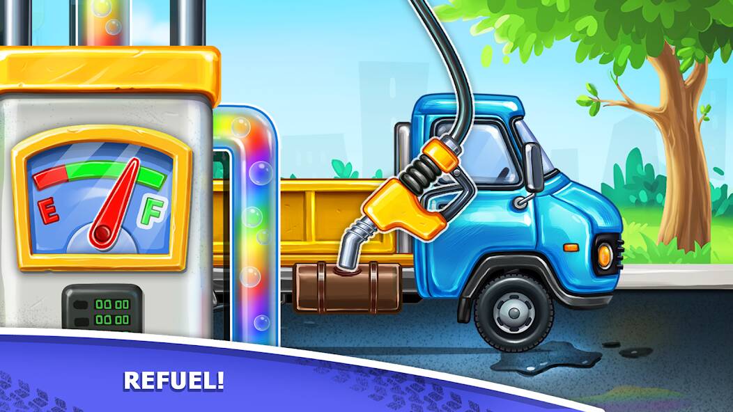 Download Kids truck games Build a house [MOD Unlimited coins] for Android
