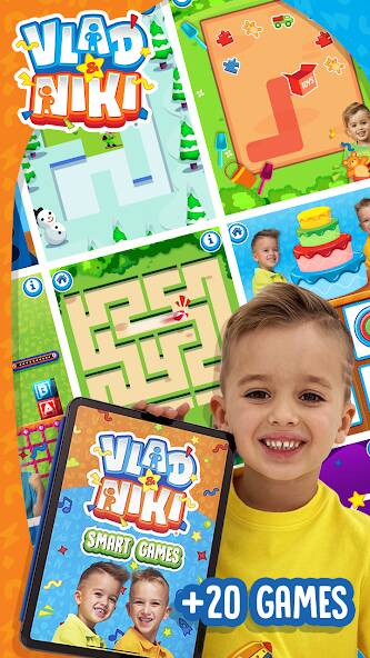 Download Vlad and Niki - Smart Games [MOD Unlimited money] for Android