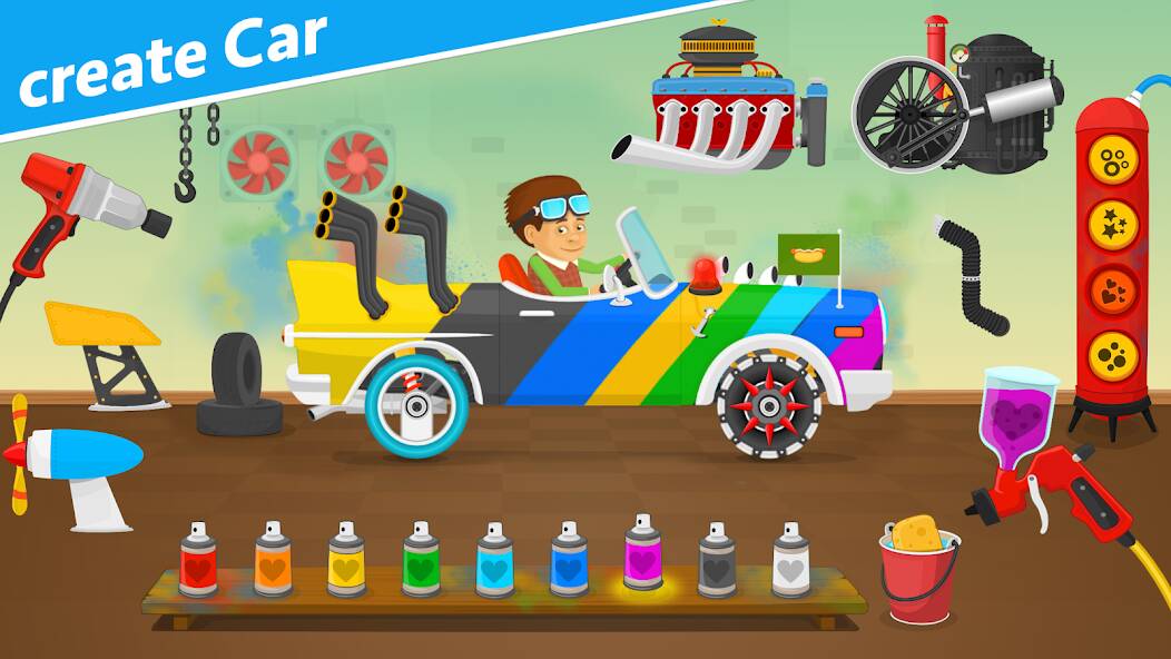 Download Racing car games for kids 2-5 [MOD Unlimited money] for Android