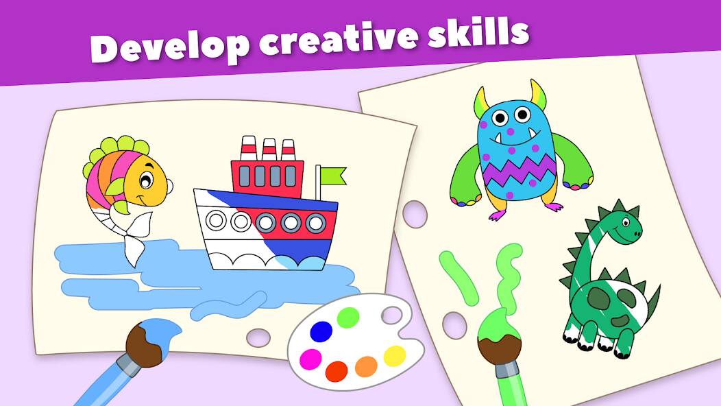 Download Coloring Games for Kids [MOD coins] for Android