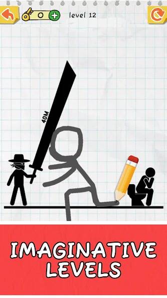 Download Draw 2 Save: Stickman Puzzle [MOD money] for Android