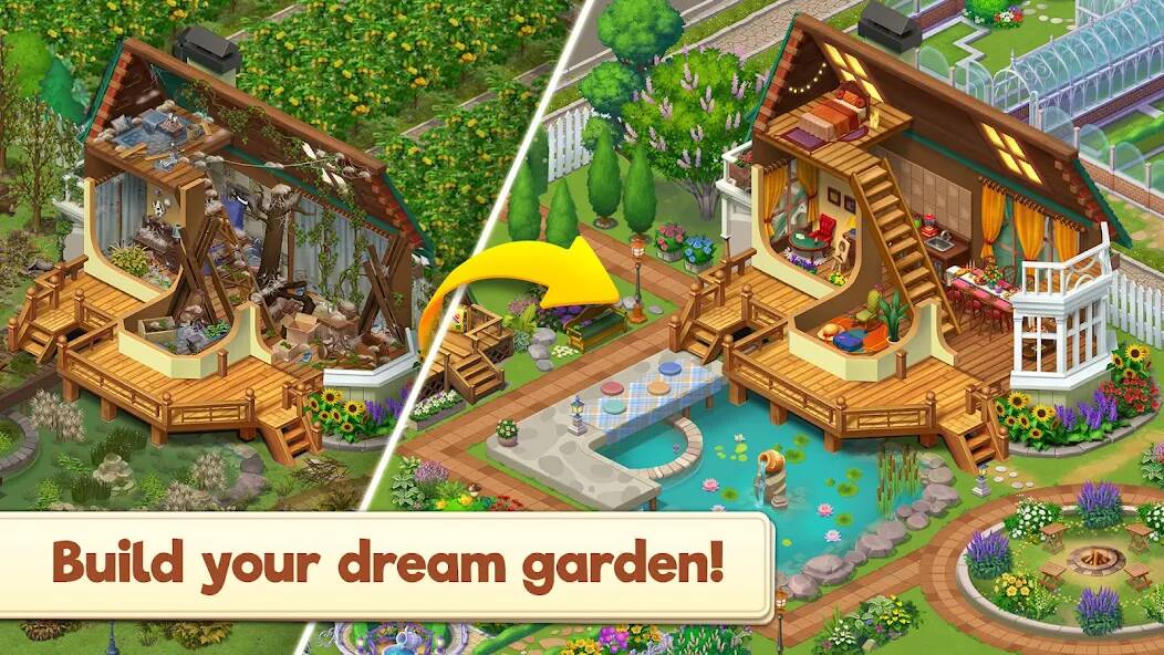 Download Merge Manor : Sunny House [MOD coins] for Android