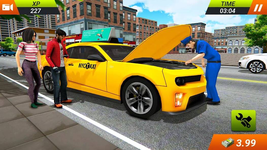 Download Modern Taxi Car Glory Driving [MOD money] for Android
