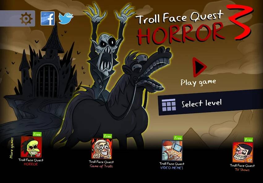 Download Troll Face Quest: Horror 3 [MOD coins] for Android