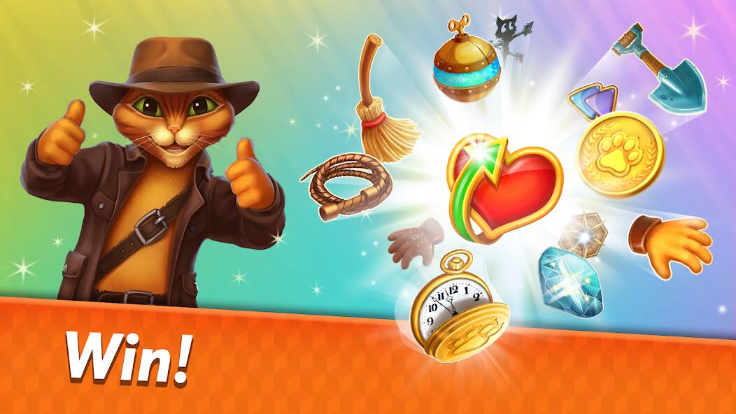 Download Indy Cat 2: Match 3 game [MOD money] for Android