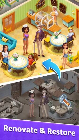 Download Seaside Escape : Merge & Story [MOD Unlimited money] for Android