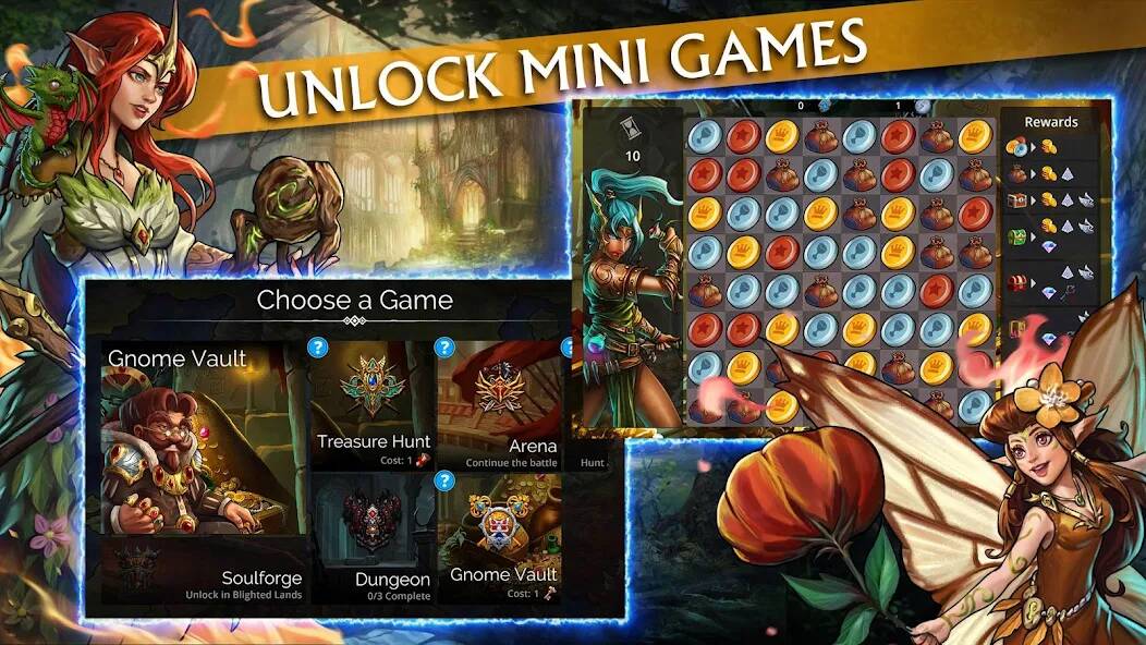 Download Gems of War - Match 3 RPG [MOD coins] for Android