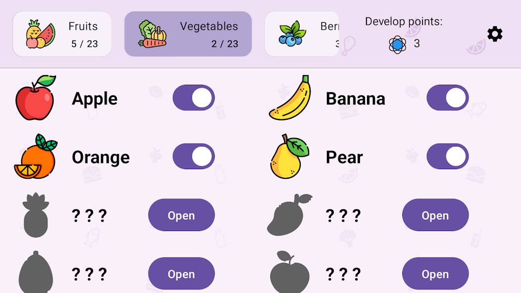Download Foody: Edible & Inedible [MOD money] for Android