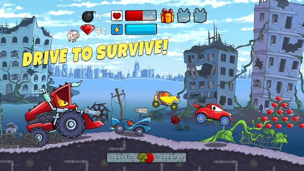 Download Car Eats Car - Apocalypse Race [MOD money] for Android