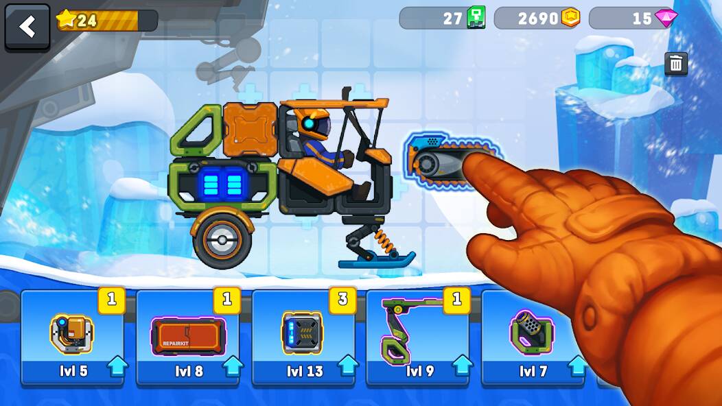 Download Rovercraft 2: Race a space car [MOD Unlimited money] for Android