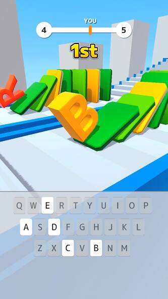 Download Type Spin: alphabet run game [MOD Unlimited coins] for Android