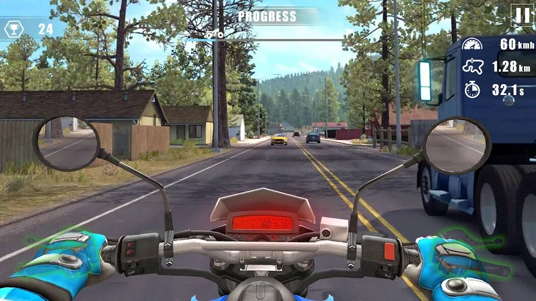 Download Moto Bike Race : Driving Car [MOD Unlimited coins] for Android