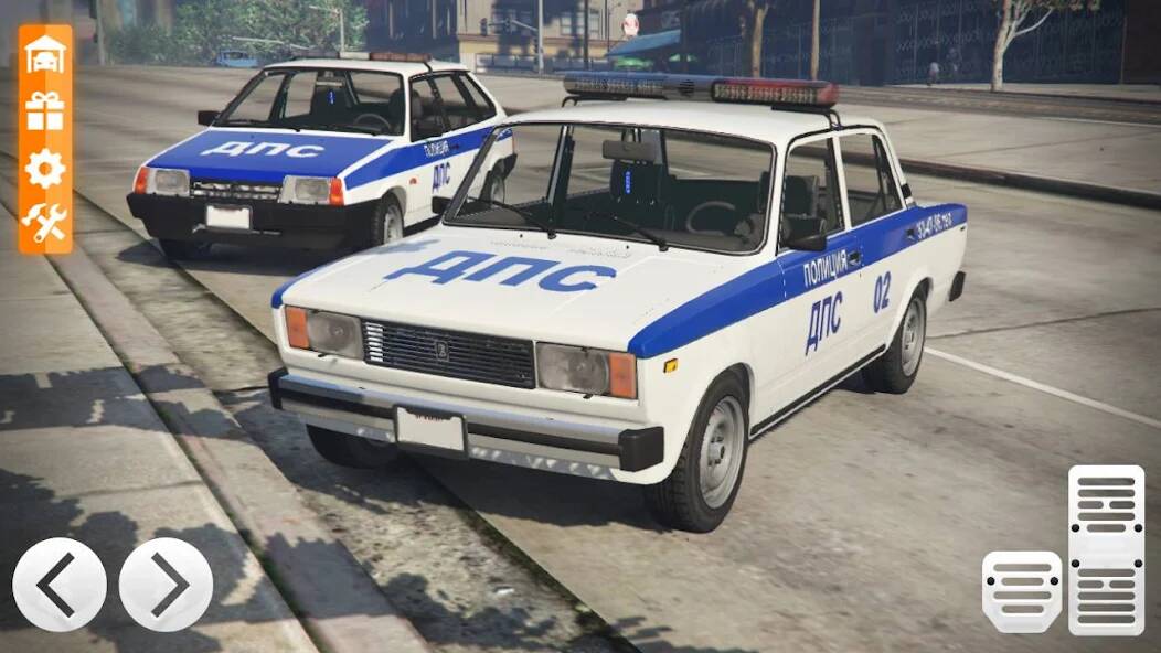 Download Police Car Riders: VAZ 2107 [MOD coins] for Android