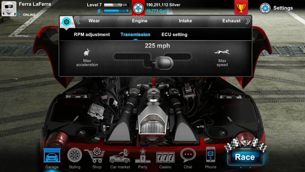 Download Tuner Life Online Drag Racing [MOD money] for Android