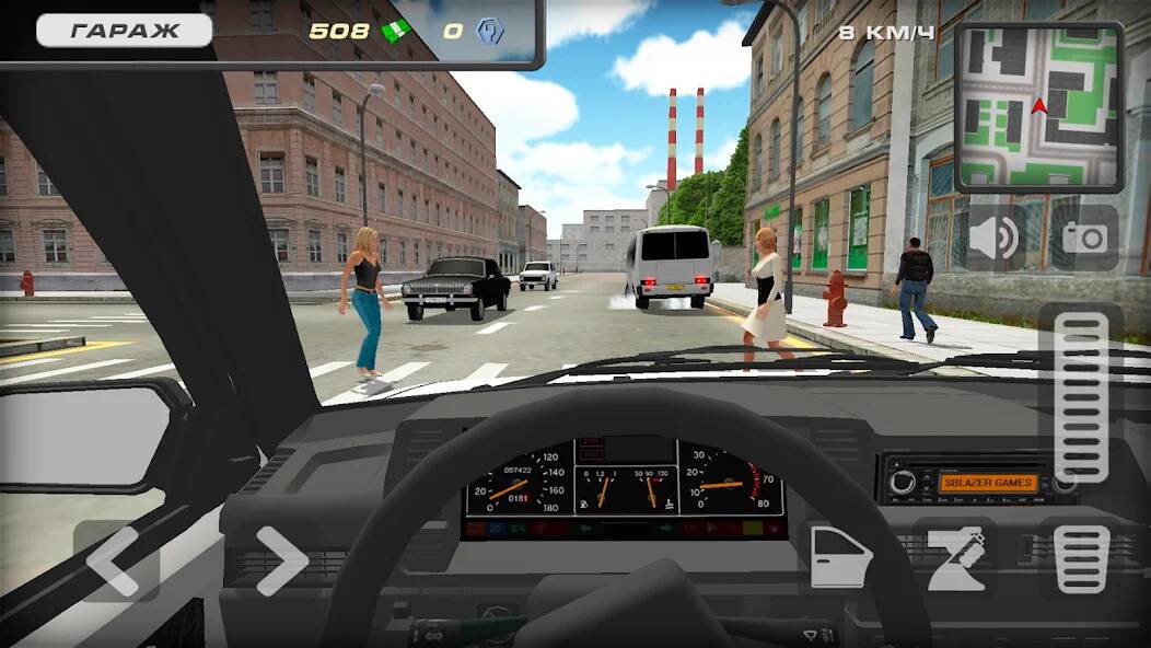 Download Lada 2109 Russian Car Driver [MOD coins] for Android