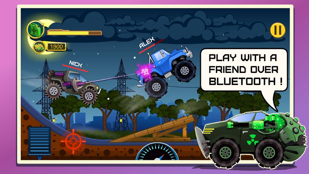 Download Mad Hill Racing: Bluetooth [MOD Unlimited money] for Android