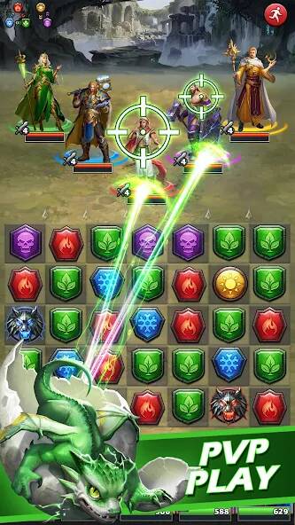 Download MythWars & Puzzles: RPG Match3 [MOD money] for Android