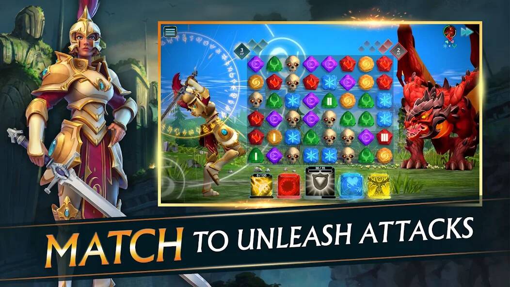 Download Puzzle Quest 3 - Match 3 RPG [MOD Unlimited coins] for Android
