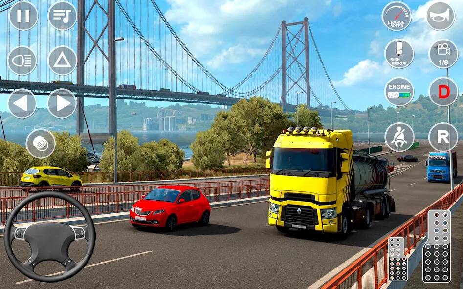 Download Euro Truck Transport Simulator [MOD coins] for Android