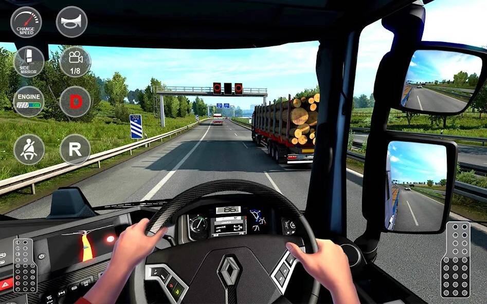 Download Euro Truck Transport Simulator [MOD coins] for Android