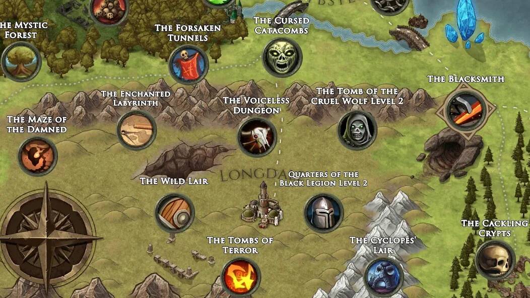 Download Moonshades RPG Dungeon Crawler [MOD coins] for Android
