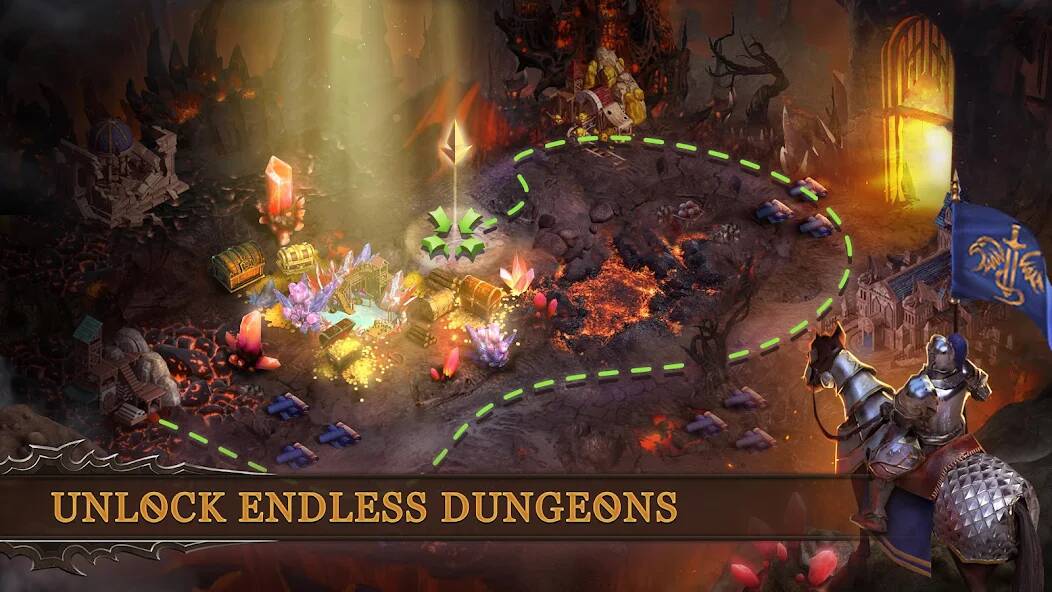 Download Dungeon & Heroes: 3D RPG [MOD coins] for Android