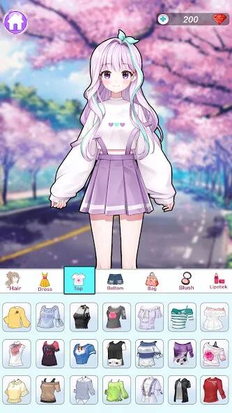 Download Makeover Anime Dress Up Games [MOD coins] for Android