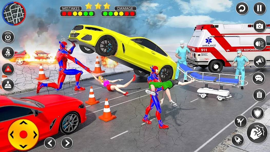 Download Flying Hero Crime City Games [MOD coins] for Android