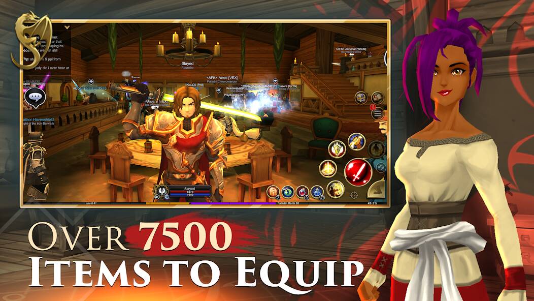 Download AdventureQuest 3D MMO RPG [MOD money] for Android