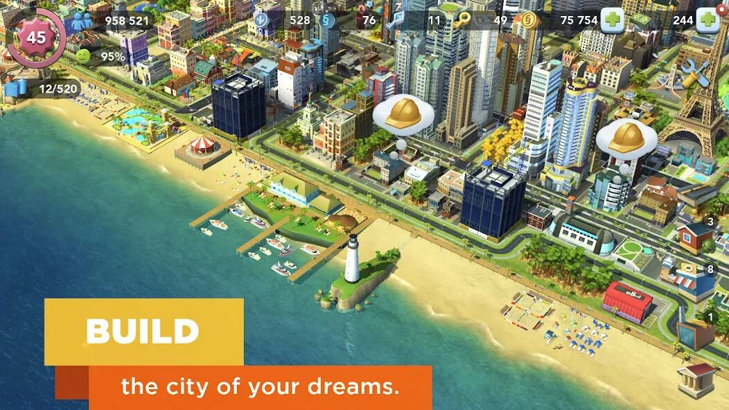 Download SimCity BuildIt [MOD coins] for Android
